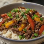 Ground Beef and White Rice