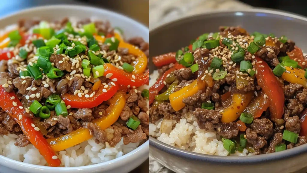 Ground Beef and White Rice Recipe