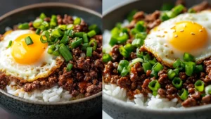 Korean Beef and Egg Bowl